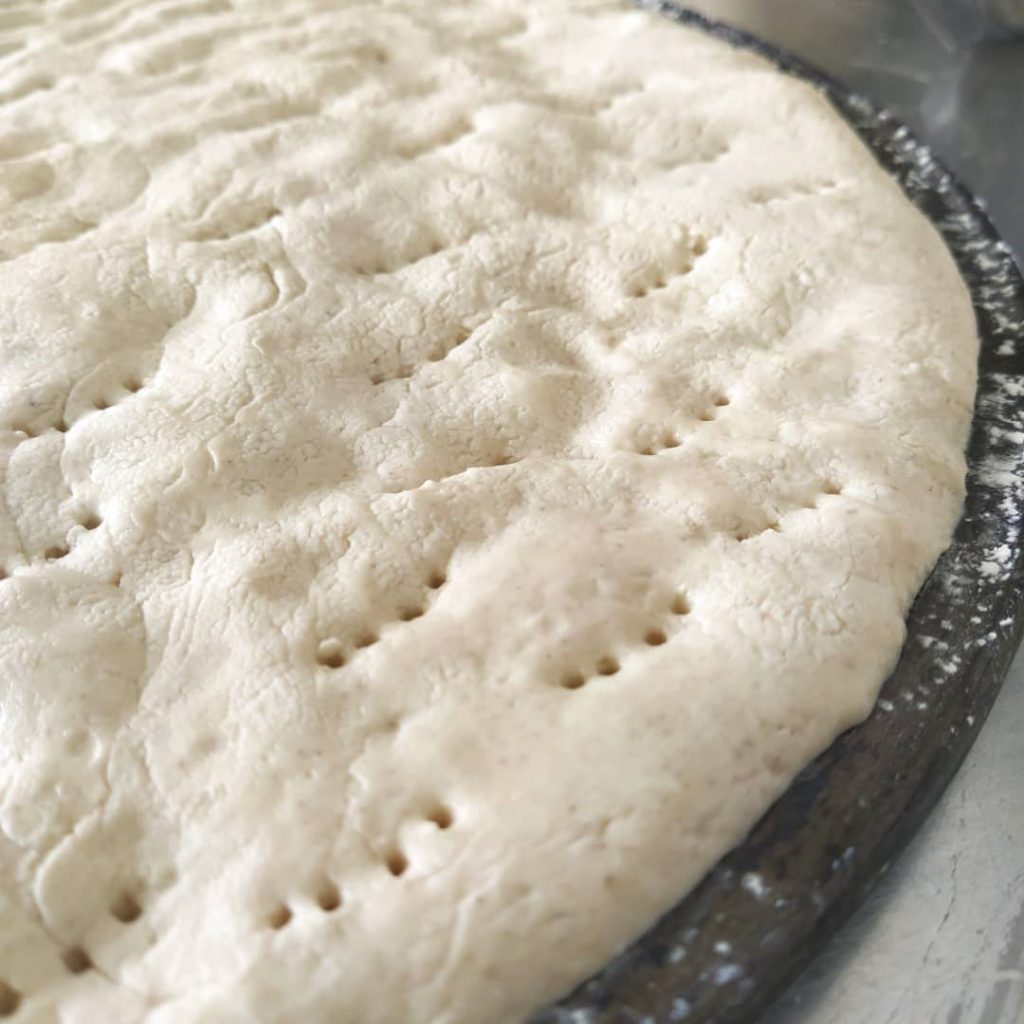 Pizza de Ocumo Vegana