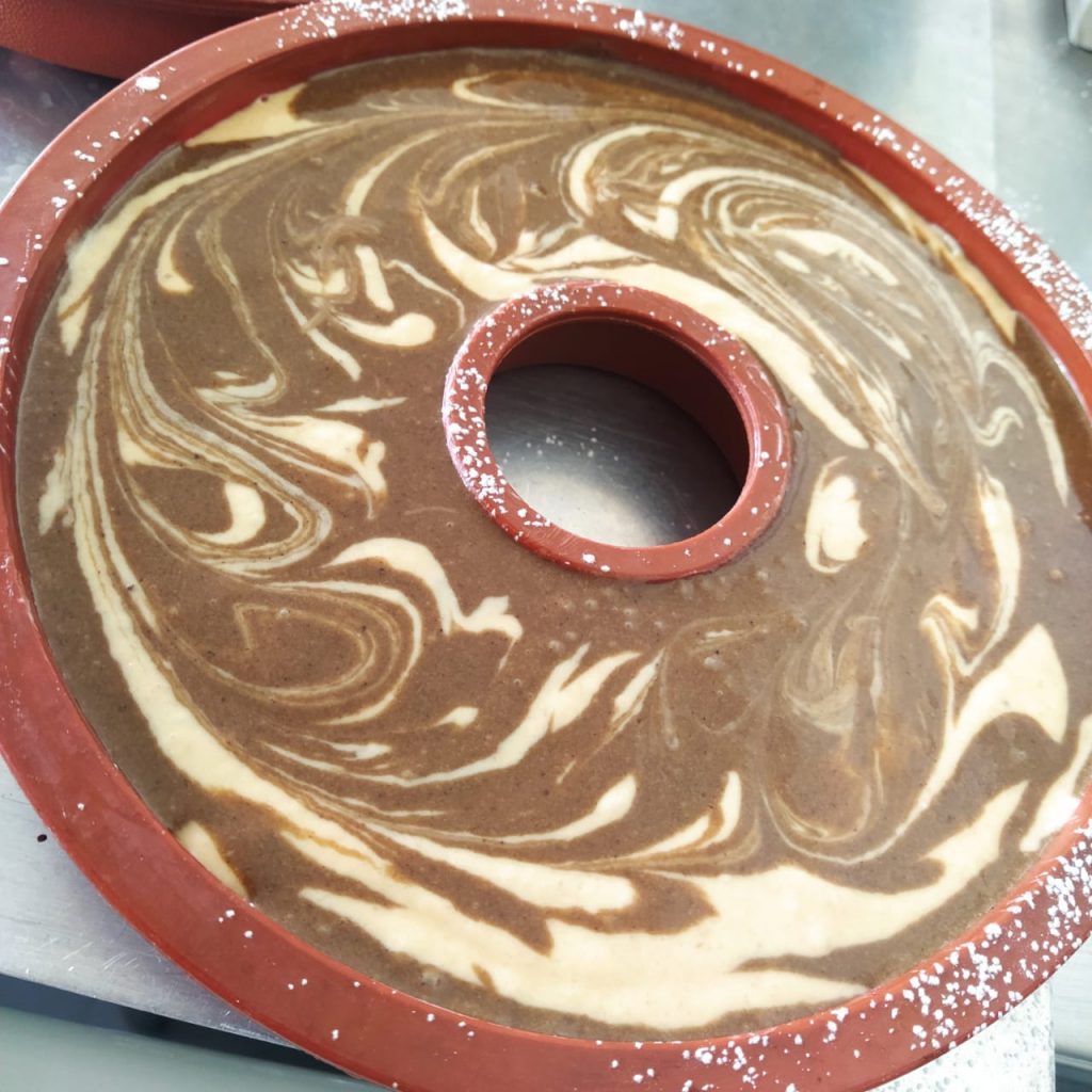Torta de Navidad de Plátano Libre de Gluten y Huevos
